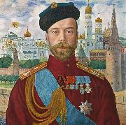 Boris Kustodiev Tsar Nicholas II oil painting on canvas